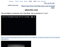 Tablet Screenshot of alexchiu.com